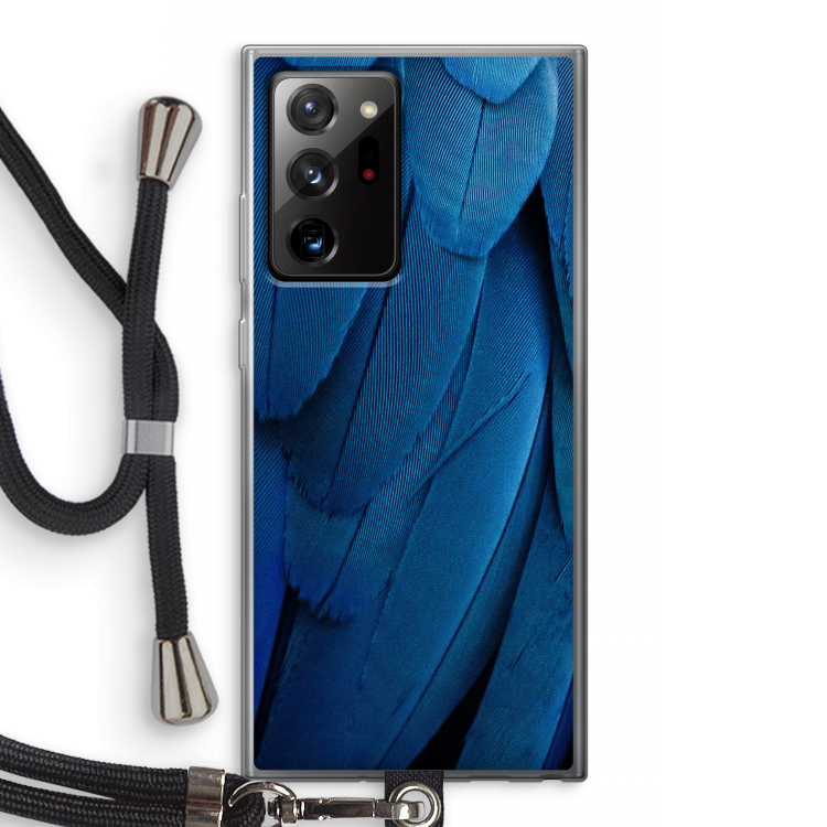 Pauw: Samsung Galaxy Note 20 Ultra / Note 20 Ultra 5G Transparant Hoesje met koord