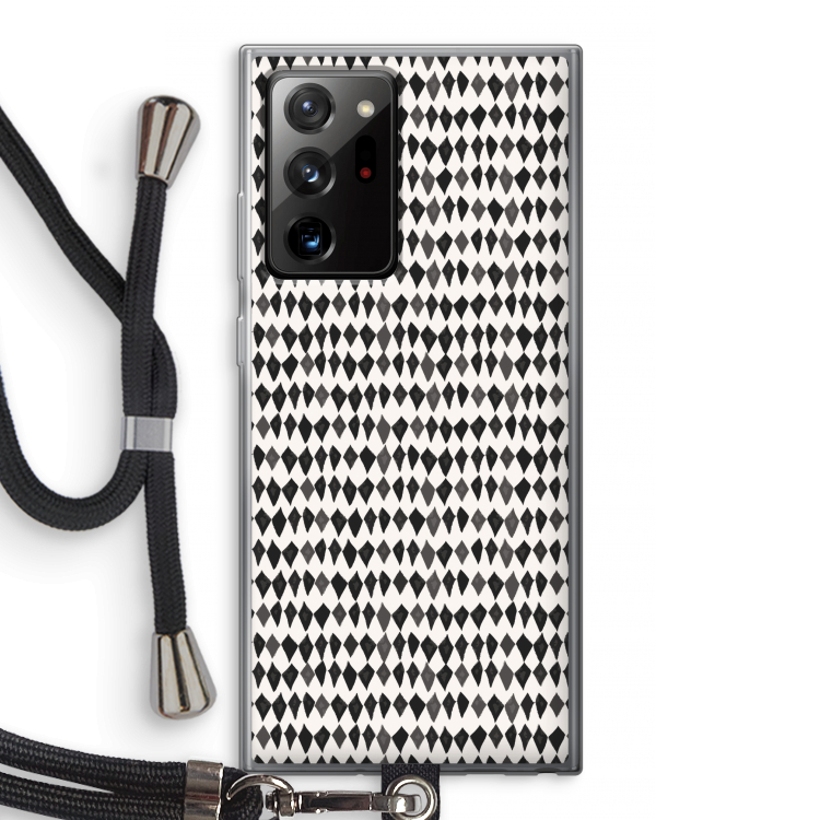 Crazy shapes: Samsung Galaxy Note 20 Ultra / Note 20 Ultra 5G Transparant Hoesje met koord