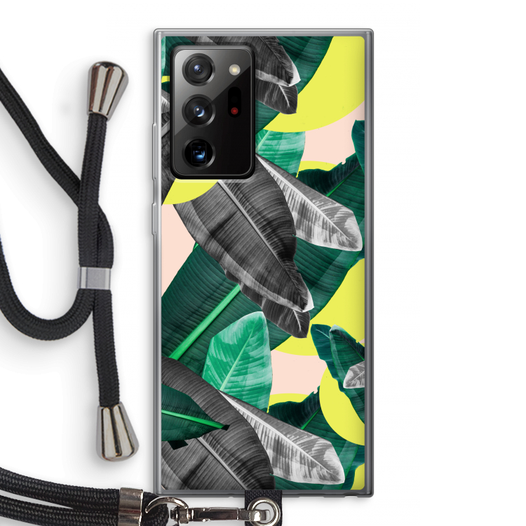 Fantasie jungle: Samsung Galaxy Note 20 Ultra / Note 20 Ultra 5G Transparant Hoesje met koord