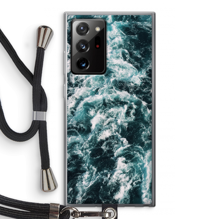 Zee golf: Samsung Galaxy Note 20 Ultra / Note 20 Ultra 5G Transparant Hoesje met koord