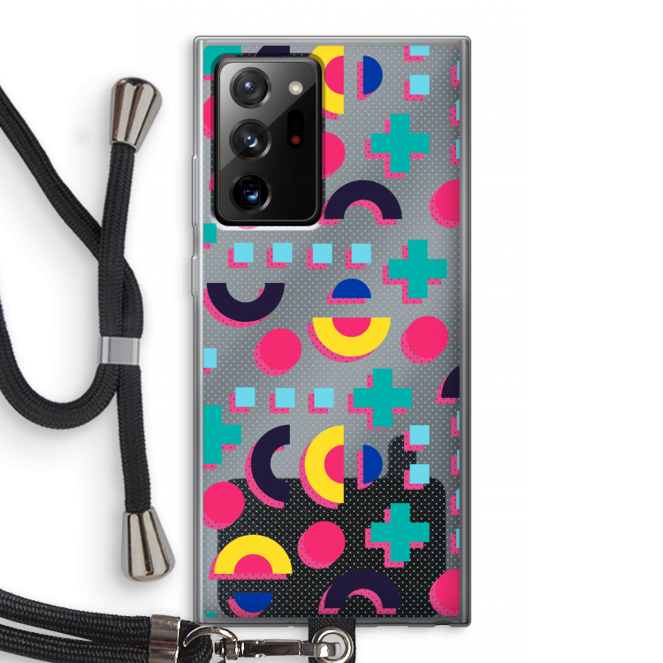 8-bit N°2: Samsung Galaxy Note 20 Ultra / Note 20 Ultra 5G Transparant Hoesje met koord