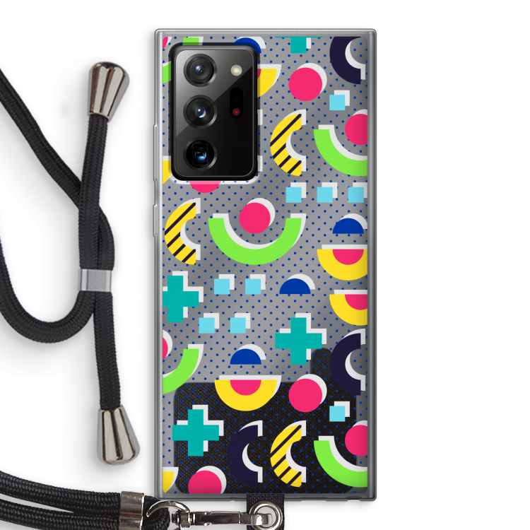 8-bit N°1: Samsung Galaxy Note 20 Ultra / Note 20 Ultra 5G Transparant Hoesje met koord