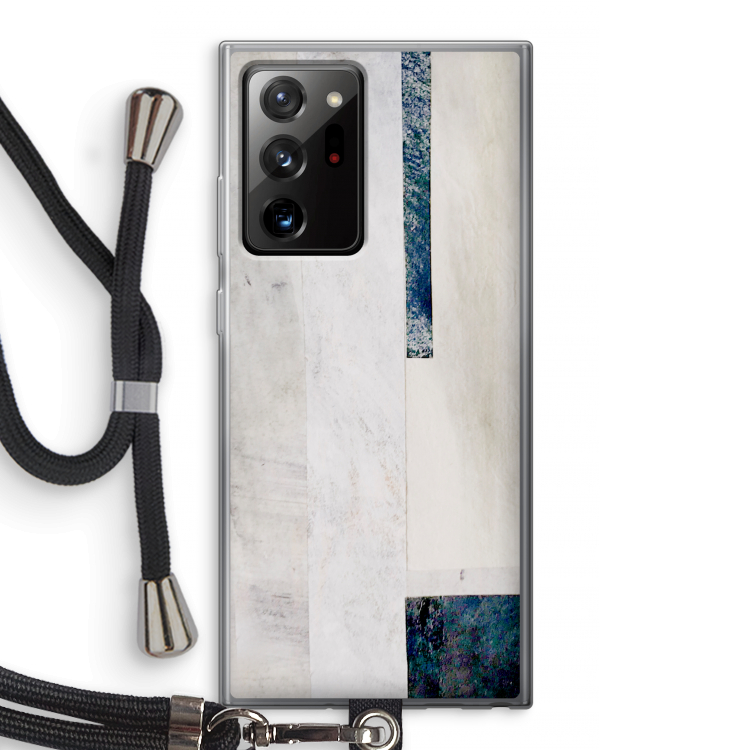 Meet you there: Samsung Galaxy Note 20 Ultra / Note 20 Ultra 5G Transparant Hoesje met koord