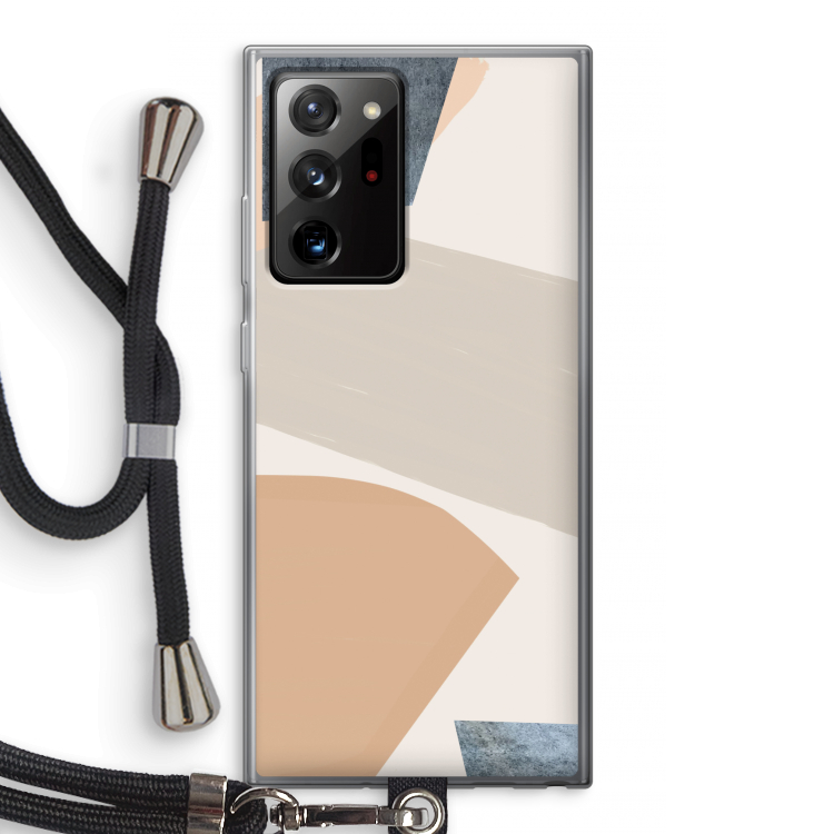 Formo: Samsung Galaxy Note 20 Ultra / Note 20 Ultra 5G Transparant Hoesje met koord