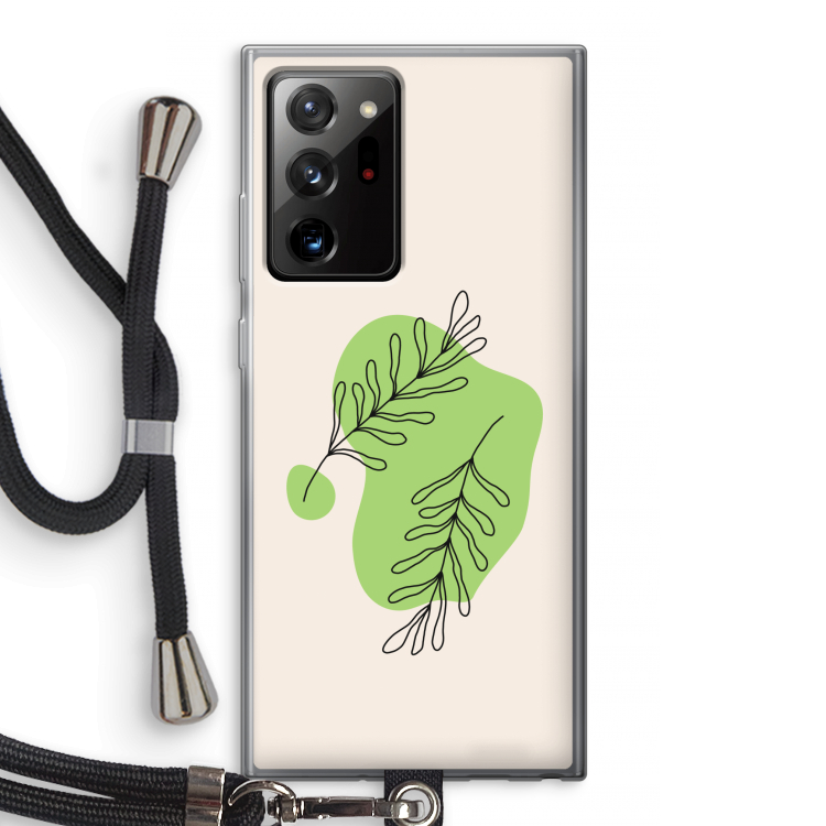Beleaf in you: Samsung Galaxy Note 20 Ultra / Note 20 Ultra 5G Transparant Hoesje met koord