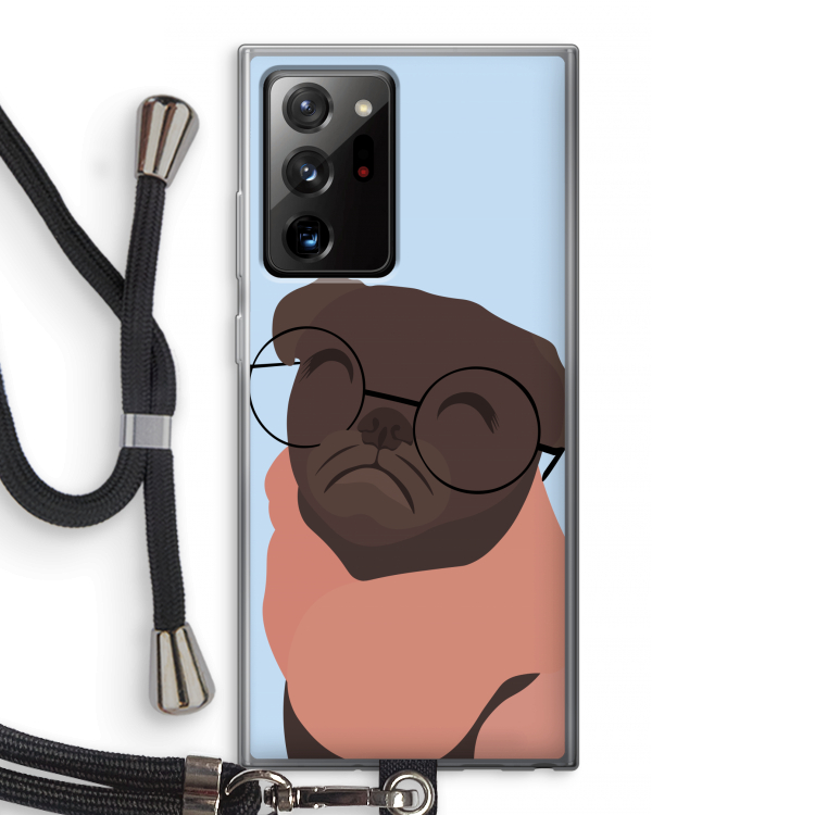 Ludo: Samsung Galaxy Note 20 Ultra / Note 20 Ultra 5G Transparant Hoesje met koord