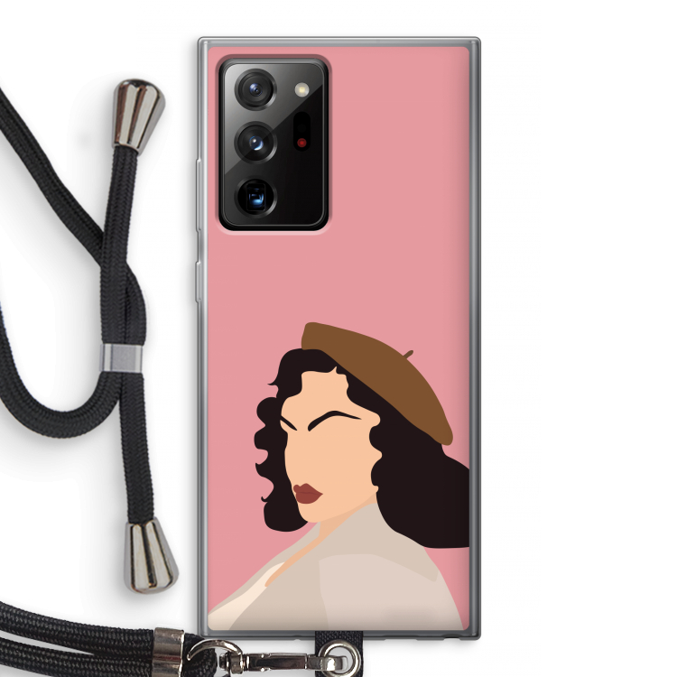 Confidence: Samsung Galaxy Note 20 Ultra / Note 20 Ultra 5G Transparant Hoesje met koord