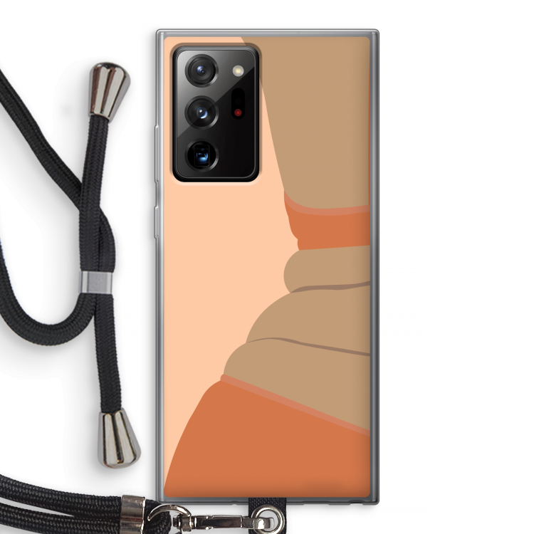 Bikini: Samsung Galaxy Note 20 Ultra / Note 20 Ultra 5G Transparant Hoesje met koord