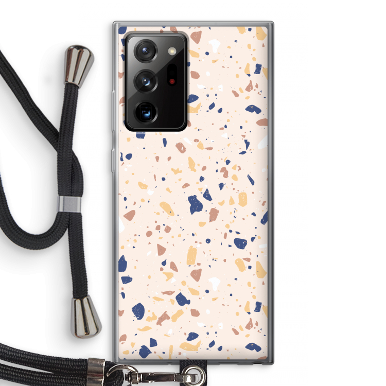 Terrazzo N°23: Samsung Galaxy Note 20 Ultra / Note 20 Ultra 5G Transparant Hoesje met koord