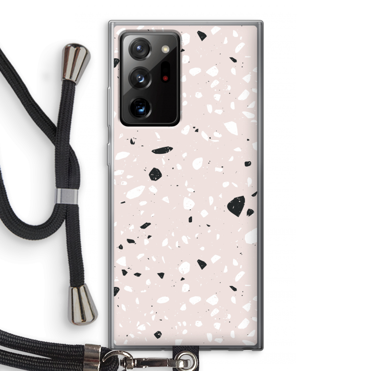 Terrazzo N°20: Samsung Galaxy Note 20 Ultra / Note 20 Ultra 5G Transparant Hoesje met koord