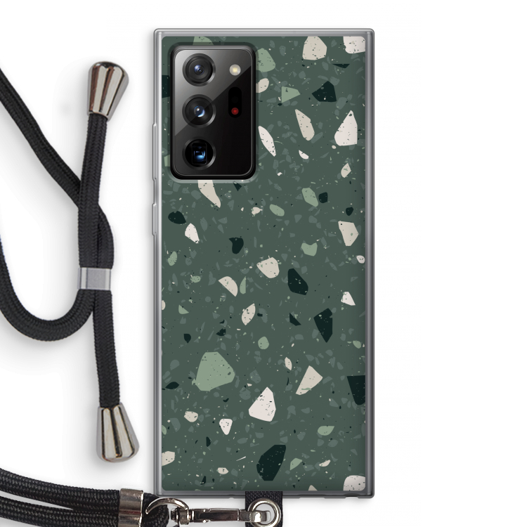 Terrazzo N°19: Samsung Galaxy Note 20 Ultra / Note 20 Ultra 5G Transparant Hoesje met koord