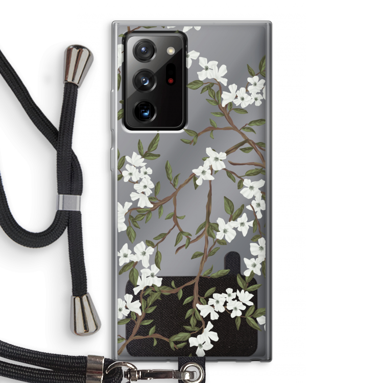 Blossoming spring: Samsung Galaxy Note 20 Ultra / Note 20 Ultra 5G Transparant Hoesje met koord