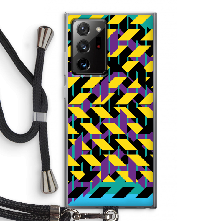 Skew Bee 3: Samsung Galaxy Note 20 Ultra / Note 20 Ultra 5G Transparant Hoesje met koord