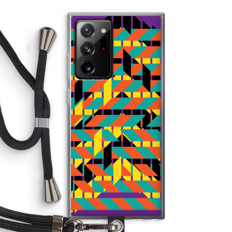 Skew Bee 2: Samsung Galaxy Note 20 Ultra / Note 20 Ultra 5G Transparant Hoesje met koord