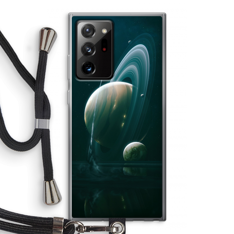 Mercurius: Samsung Galaxy Note 20 Ultra / Note 20 Ultra 5G Transparant Hoesje met koord