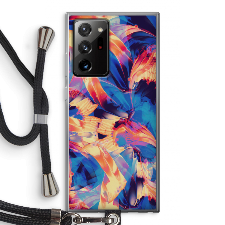 Tuesday Night: Samsung Galaxy Note 20 Ultra / Note 20 Ultra 5G Transparant Hoesje met koord