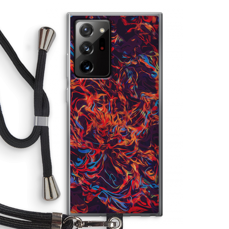 Lucifer: Samsung Galaxy Note 20 Ultra / Note 20 Ultra 5G Transparant Hoesje met koord