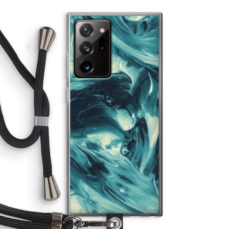 Dreaming About Whales: Samsung Galaxy Note 20 Ultra / Note 20 Ultra 5G Transparant Hoesje met koord