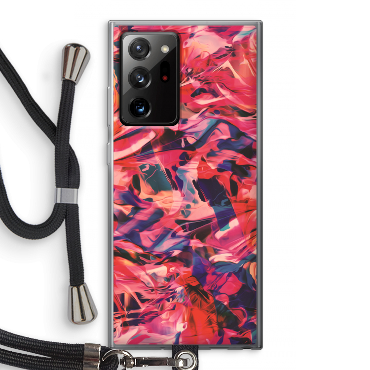 California: Samsung Galaxy Note 20 Ultra / Note 20 Ultra 5G Transparant Hoesje met koord