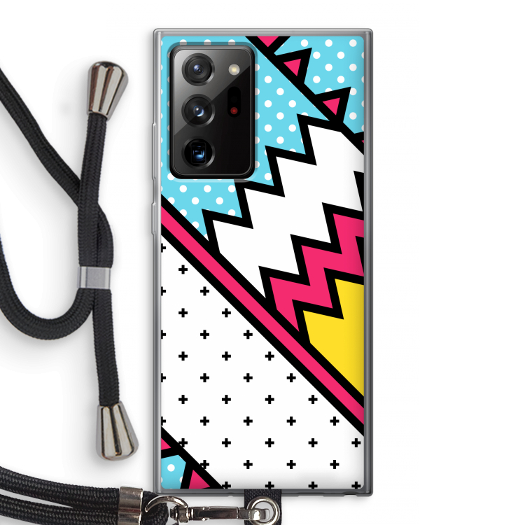 Pop Art #2: Samsung Galaxy Note 20 Ultra / Note 20 Ultra 5G Transparant Hoesje met koord