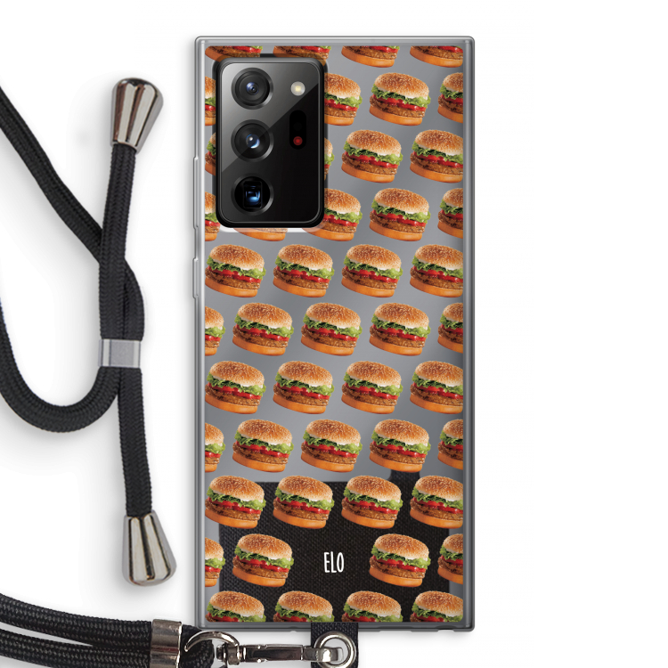 Giants: Samsung Galaxy Note 20 Ultra / Note 20 Ultra 5G Transparant Hoesje met koord