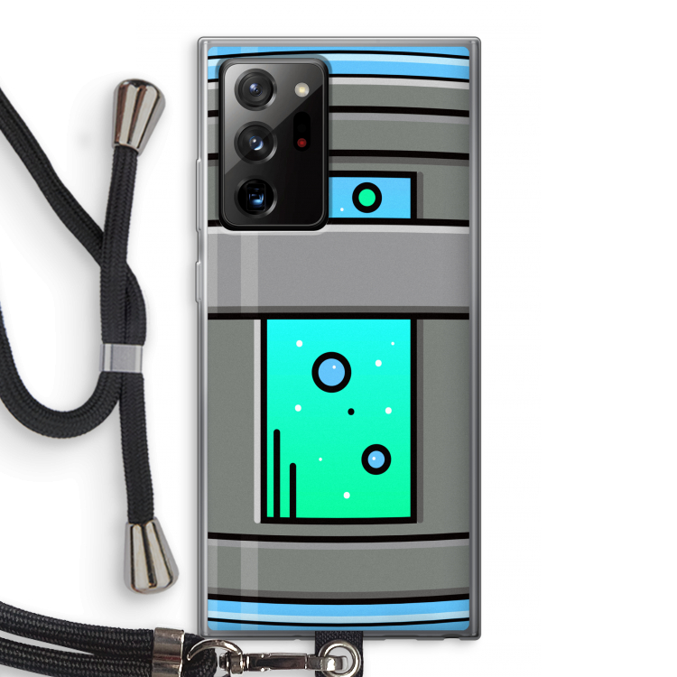 Chug Bottle: Samsung Galaxy Note 20 Ultra / Note 20 Ultra 5G Transparant Hoesje met koord