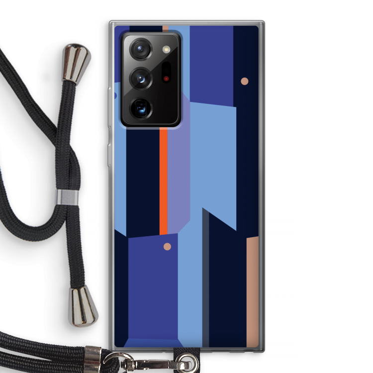 Gestalte 3: Samsung Galaxy Note 20 Ultra / Note 20 Ultra 5G Transparant Hoesje met koord