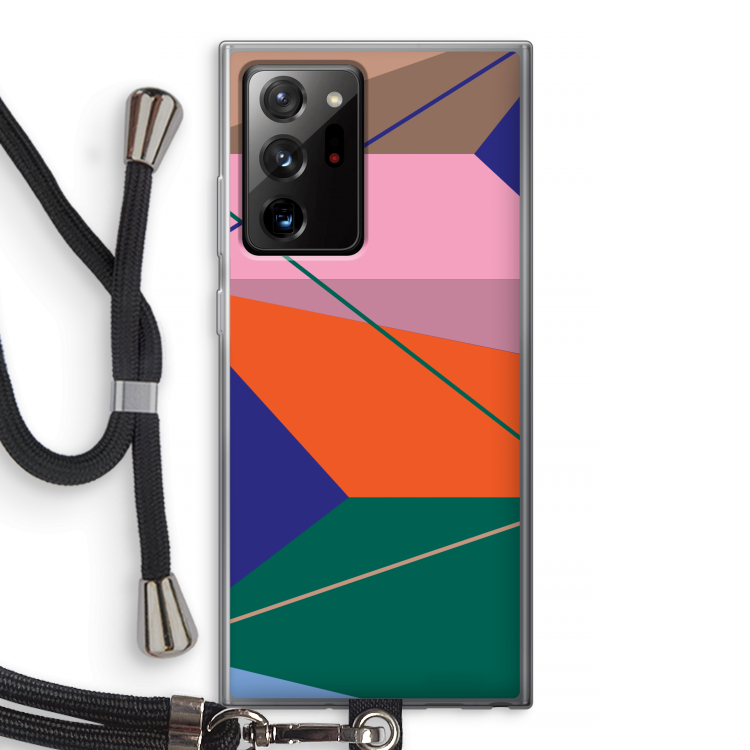 Gestalte 1: Samsung Galaxy Note 20 Ultra / Note 20 Ultra 5G Transparant Hoesje met koord