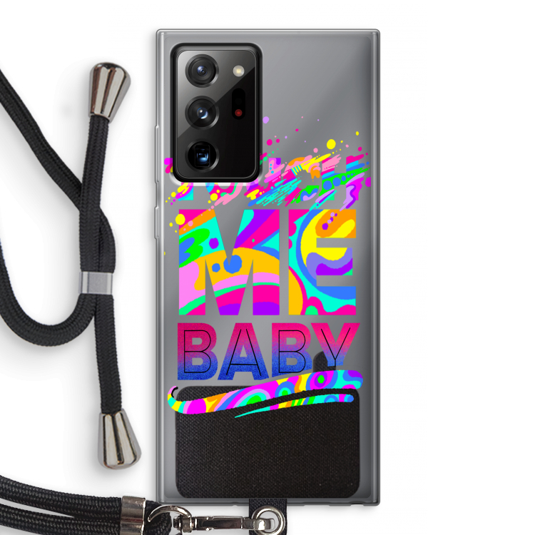 Touch Me: Samsung Galaxy Note 20 Ultra / Note 20 Ultra 5G Transparant Hoesje met koord