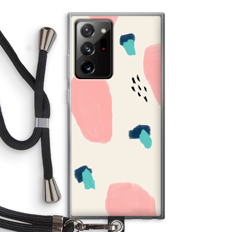 Monday Surprise: Samsung Galaxy Note 20 Ultra / Note 20 Ultra 5G Transparant Hoesje met koord