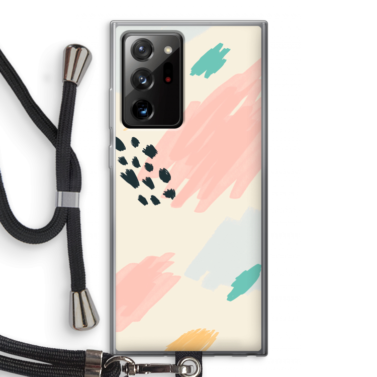 Sunday Chillings: Samsung Galaxy Note 20 Ultra / Note 20 Ultra 5G Transparant Hoesje met koord