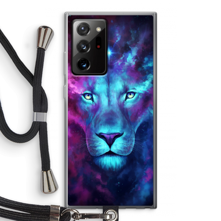 Firstborn: Samsung Galaxy Note 20 Ultra / Note 20 Ultra 5G Transparant Hoesje met koord
