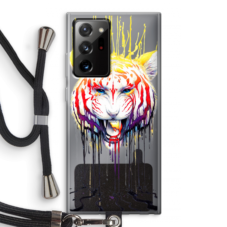 Fading: Samsung Galaxy Note 20 Ultra / Note 20 Ultra 5G Transparant Hoesje met koord