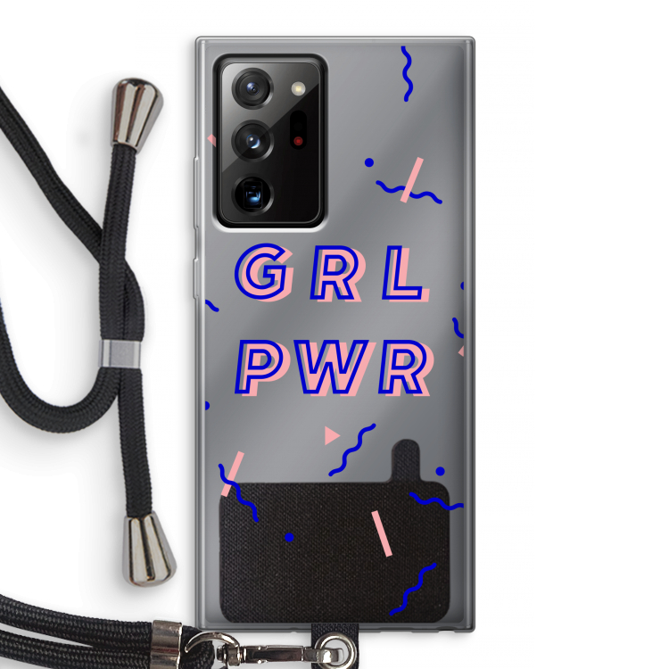 GRL PWR: Samsung Galaxy Note 20 Ultra / Note 20 Ultra 5G Transparant Hoesje met koord