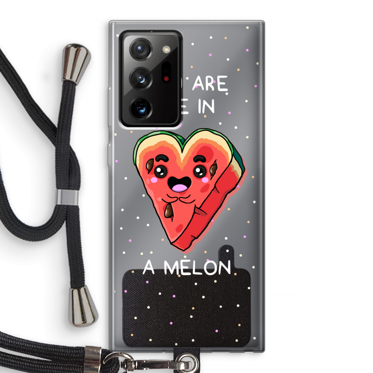 One In A Melon: Samsung Galaxy Note 20 Ultra / Note 20 Ultra 5G Transparant Hoesje met koord