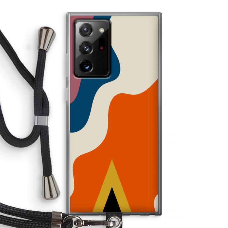 Noor A: Samsung Galaxy Note 20 Ultra / Note 20 Ultra 5G Transparant Hoesje met koord