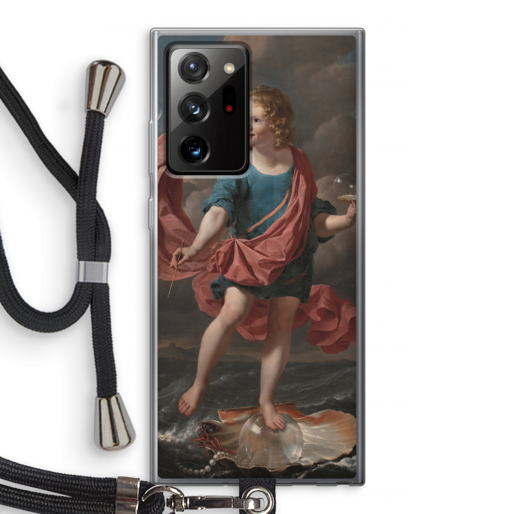 Soap Bubbles: Samsung Galaxy Note 20 Ultra / Note 20 Ultra 5G Transparant Hoesje met koord