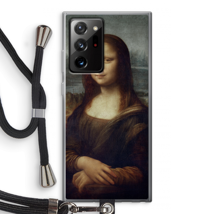 Mona Lisa: Samsung Galaxy Note 20 Ultra / Note 20 Ultra 5G Transparant Hoesje met koord