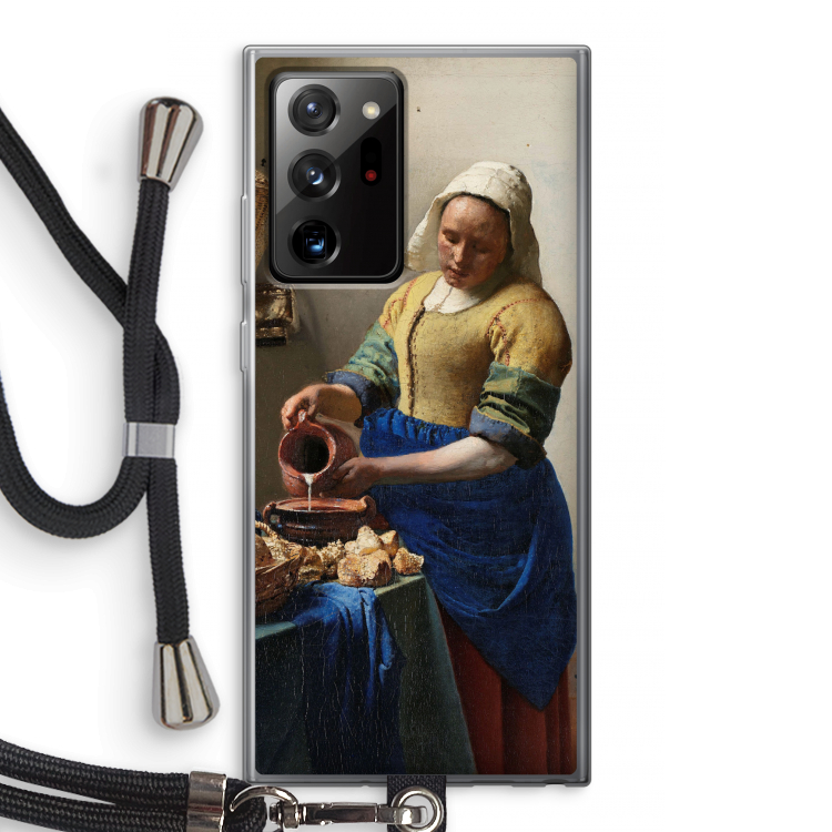 The Milkmaid: Samsung Galaxy Note 20 Ultra / Note 20 Ultra 5G Transparant Hoesje met koord