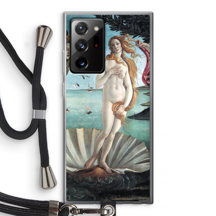 Birth Of Venus: Samsung Galaxy Note 20 Ultra / Note 20 Ultra 5G Transparant Hoesje met koord