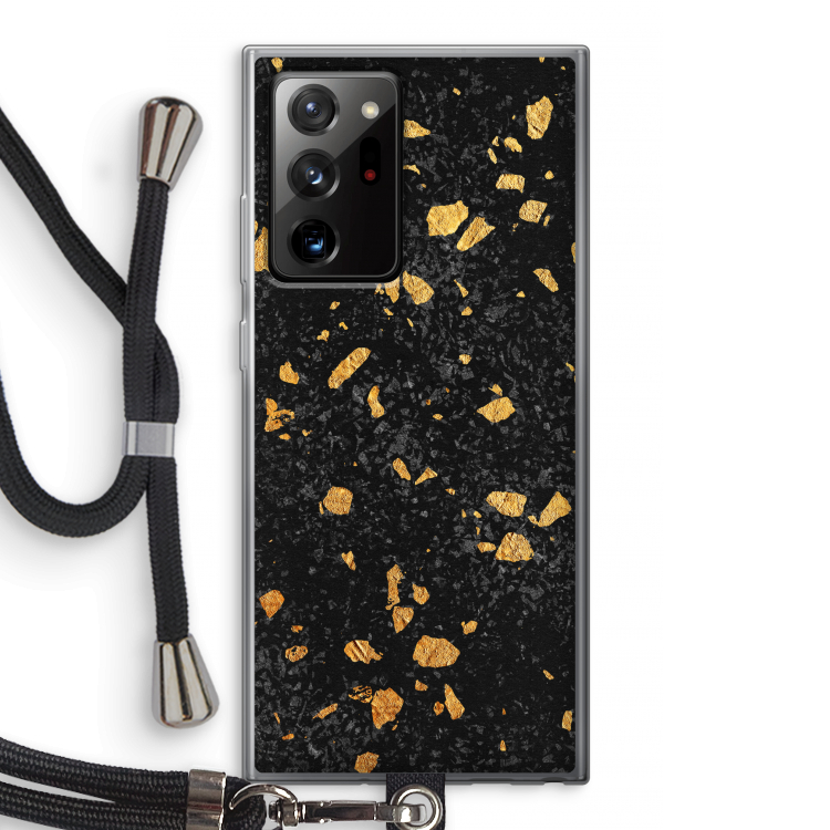 Terrazzo N°7: Samsung Galaxy Note 20 Ultra / Note 20 Ultra 5G Transparant Hoesje met koord