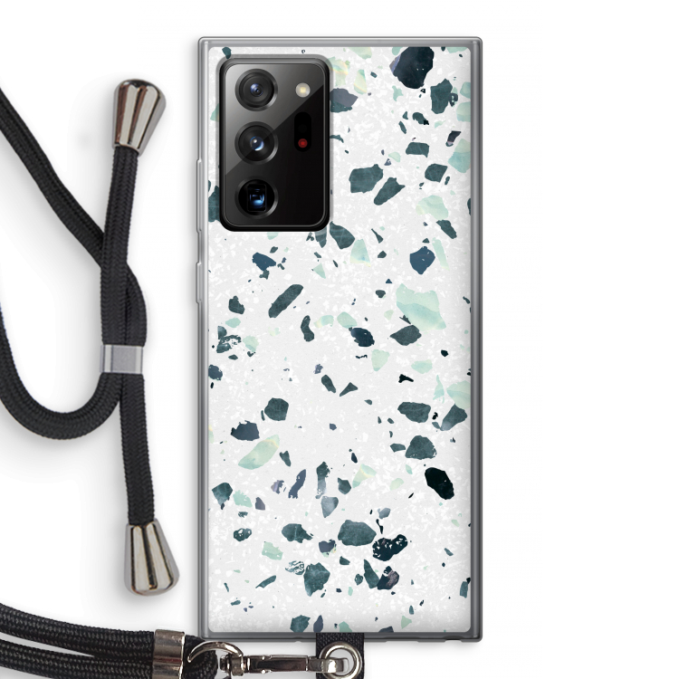 Terrazzo N°2: Samsung Galaxy Note 20 Ultra / Note 20 Ultra 5G Transparant Hoesje met koord