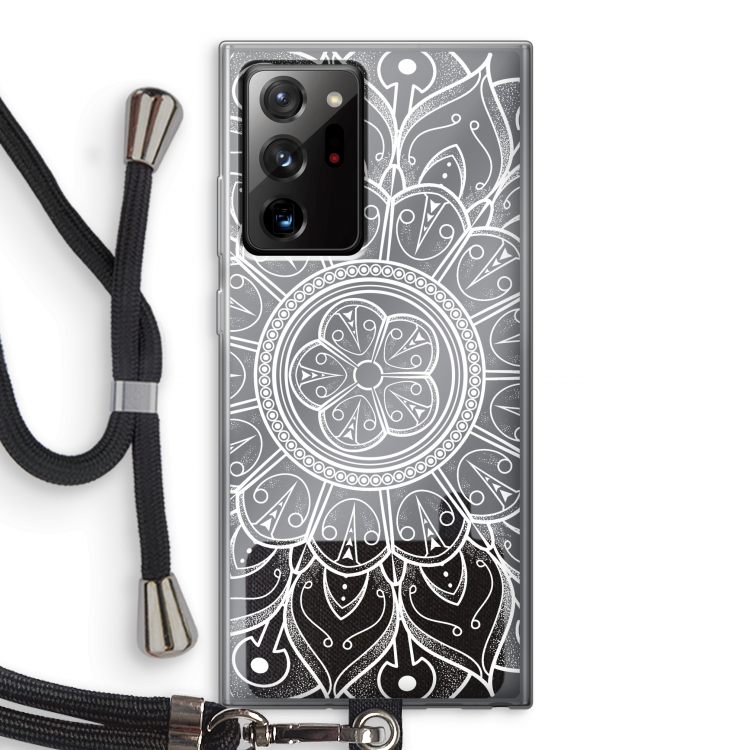 Roses Are Red: Samsung Galaxy Note 20 Ultra / Note 20 Ultra 5G Transparant Hoesje met koord