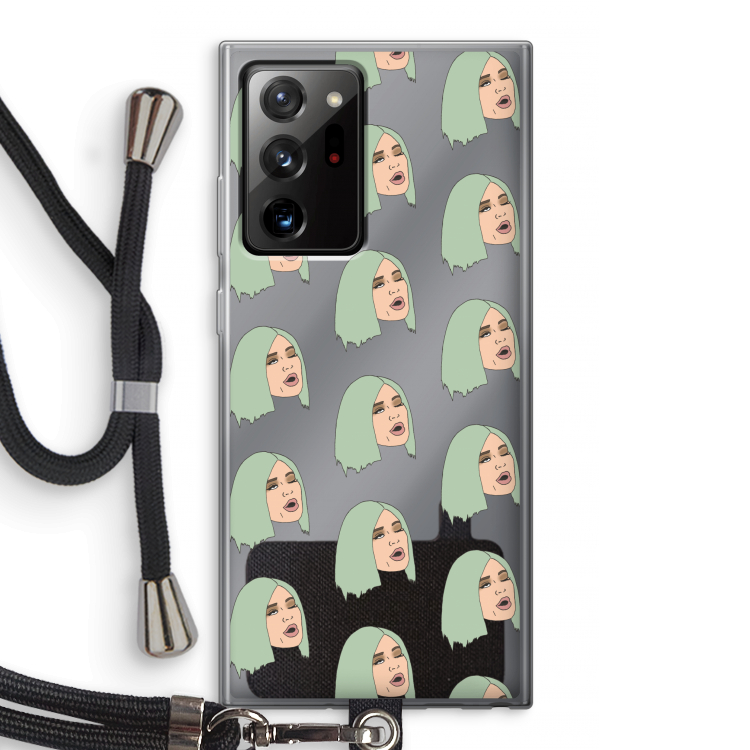 King Kylie: Samsung Galaxy Note 20 Ultra / Note 20 Ultra 5G Transparant Hoesje met koord