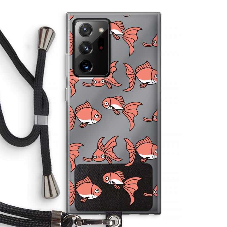 Blub: Samsung Galaxy Note 20 Ultra / Note 20 Ultra 5G Transparant Hoesje met koord
