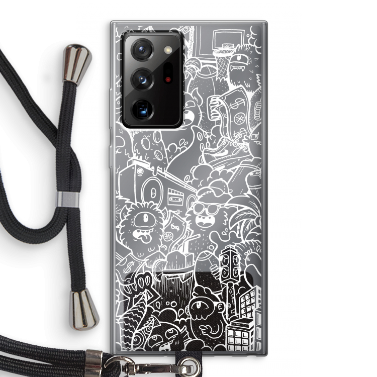 Vexx City #2: Samsung Galaxy Note 20 Ultra / Note 20 Ultra 5G Transparant Hoesje met koord