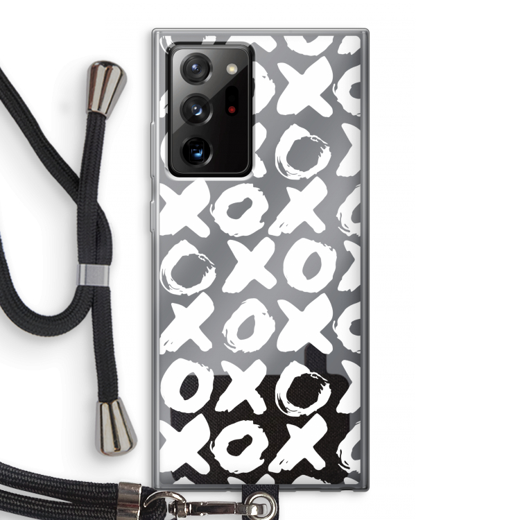 XOXO: Samsung Galaxy Note 20 Ultra / Note 20 Ultra 5G Transparant Hoesje met koord