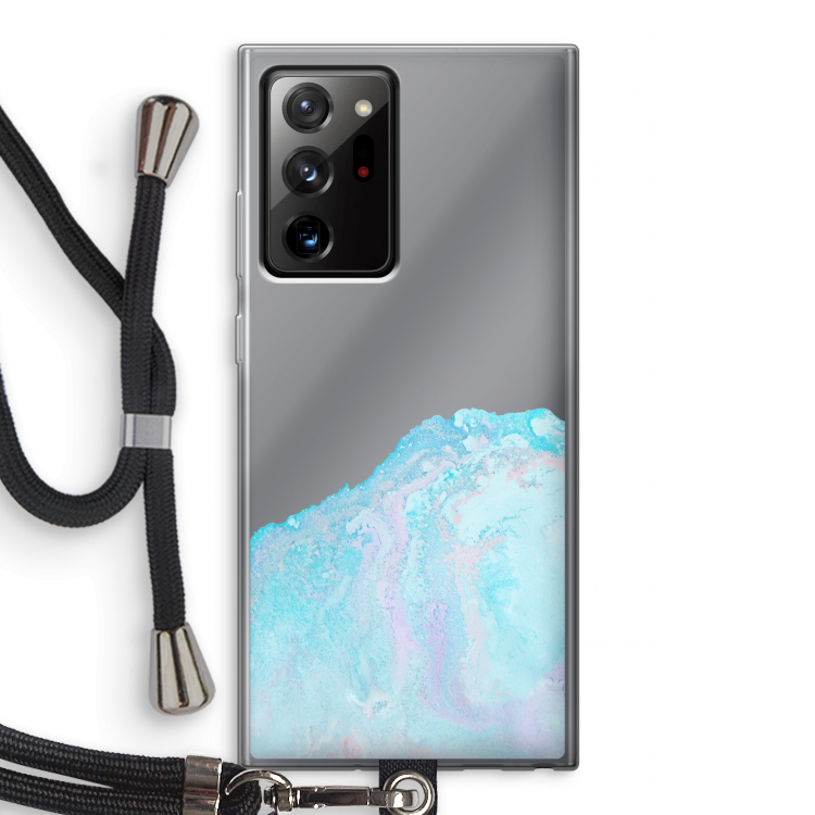 Fantasie pastel: Samsung Galaxy Note 20 Ultra / Note 20 Ultra 5G Transparant Hoesje met koord