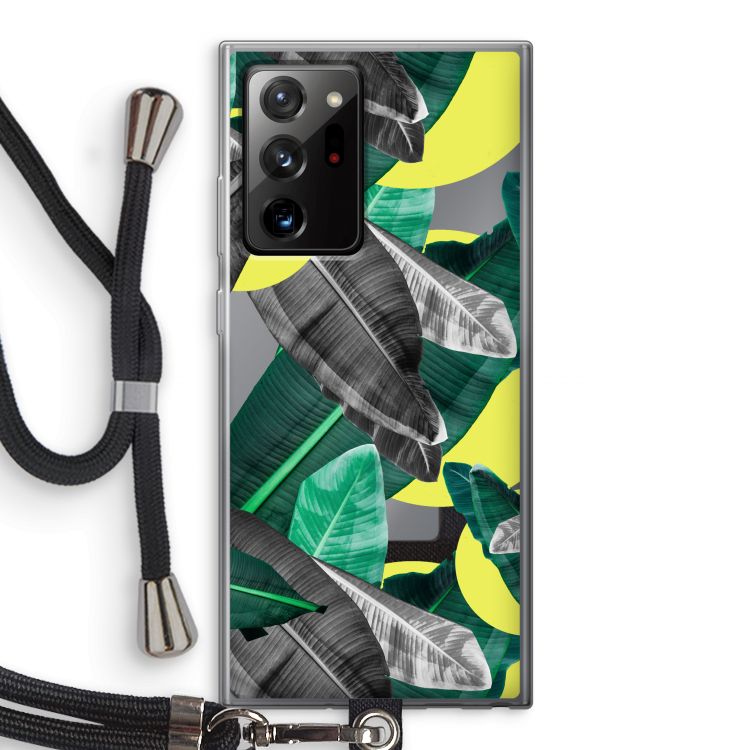 Fantasie jungle: Samsung Galaxy Note 20 Ultra / Note 20 Ultra 5G Transparant Hoesje met koord