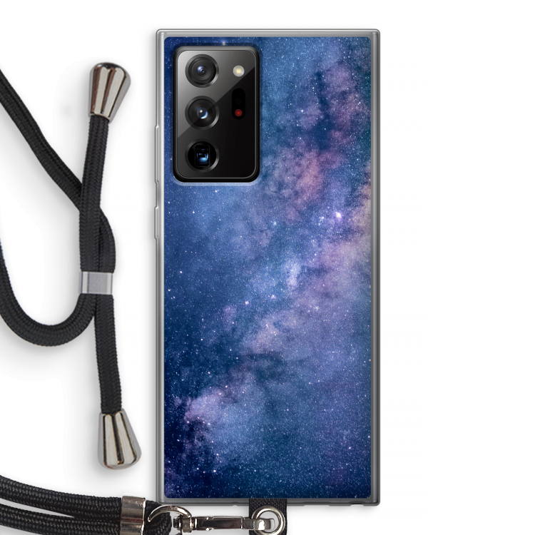 Nebula: Samsung Galaxy Note 20 Ultra / Note 20 Ultra 5G Transparant Hoesje met koord
